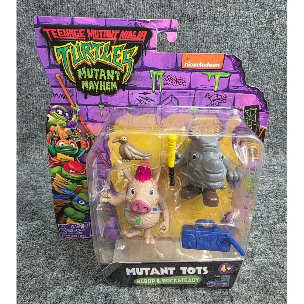 Teenage Mutant Ninja Turtles Mutant Mayhem Mutant Tots Bebop & Rocksteady